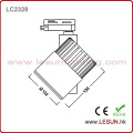 Luminosité 15W COB Light Track avec 2 lignes LC2315n